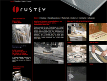 Tablet Screenshot of marbresrustey.com